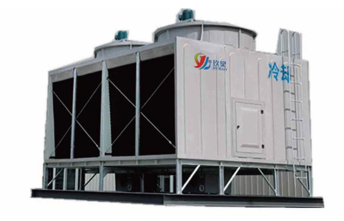 JHHT方形橫流開放式冷卻塔實(shí)物圖